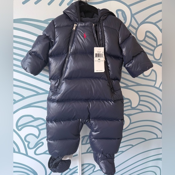 NWT RALPH LAUREN WINTER BUNTING SUIT - Picture 6 of 8